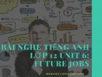 Bài nghe tiếng Anh lớp 12 Unit 6: Future Jobs