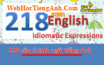 Speak with one's tongue in one's cheek- 218 câu thành ngữ tiếng Anh