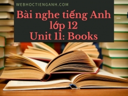 Bài nghe tiếng Anh lớp 12 Unit 11: Books
