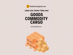 Phân biệt Goods, Commodity, Cargo